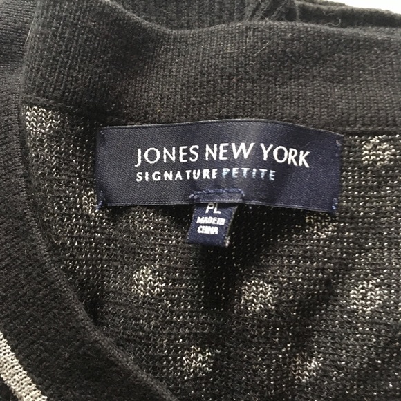 Jones New York Polka Dot Cardigan - Picture 3 of 3